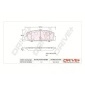 DP1010100004 Комплект тормозных колодок,