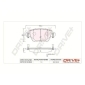 DP1010100852 Комплект тормозных колодок,