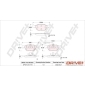 DP1010101116 Комплект тормозных колодок,