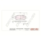 DP1010100910 Комплект тормозных колодок,