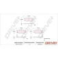 DP1010100116 Комплект тормозных колодок,