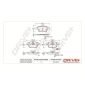 DP1010100205 Drive+ Комплект тормозных колодок,