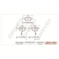 DP1010100800 Комплект тормозных колодок,