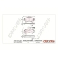 DP1010100909 Комплект тормозных колодок,