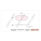 DP1010101248 Drive+ Brake Pad Set, disc brake
