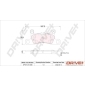 DP1010101085 Drive+ Комплект тормозных колодок,