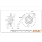 DP1010110858 Drive+ Тормозной диск