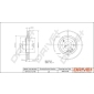 DP1010110778 Drive+ Тормозной диск