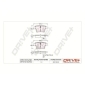 DP1010100754 Drive+ Комплект тормозных колодок,
