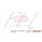 DP1010100823 Drive+ Комплект тормозных колодок,