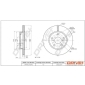 DP1010110542 Drive+ Тормозной диск