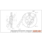 DP1010110721 Drive+ Тормозной диск