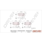 DP1010100196 Drive+ Комплект тормозных колодок,