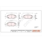 DP1010100052 Drive+ Комплект тормозных колодок,