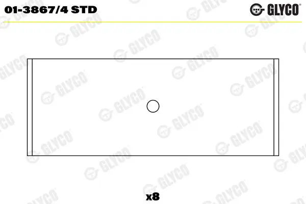 GLYCO 0138674STD Вкладыши ДВС шатунные (к-т)