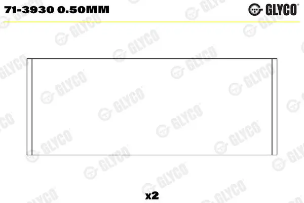 Glyco 713930050MM Вкладыши ДВС шатунные (на 1