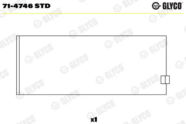 GLYCO 714746STD Вкладыши шатунные MAN STD