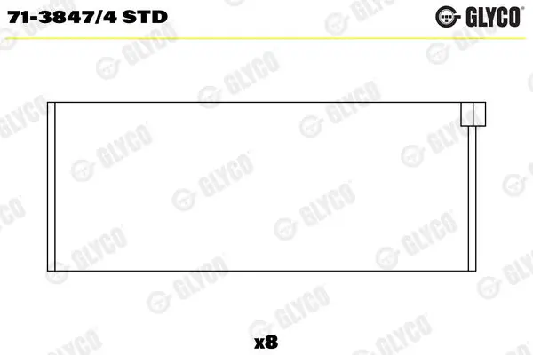 GLYCO 7138474STD Вкладыши ДВС шатунные (к-т)