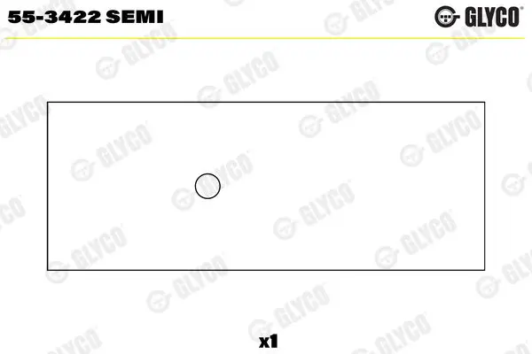 GLYCO 553422SEMI Втулка шатуна ДВС