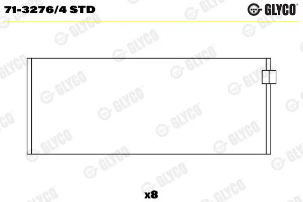 71-3276/4 STD Вкладыш подшипника