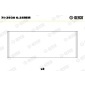 713930025MM GLYCO Вкладыши шатунные VAG