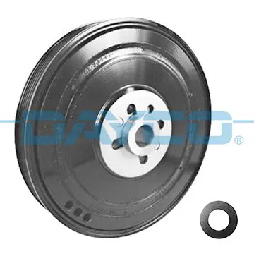 Dayco DPV1077 Шкив коленвала Audi A6 2.5TDi