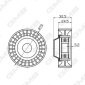 GTC0610 Ролик обводной приводного
