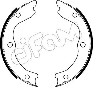 CIFAM 153293 Комлект тормозных накладок