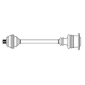 6551385 CIFAM Drive Shaft