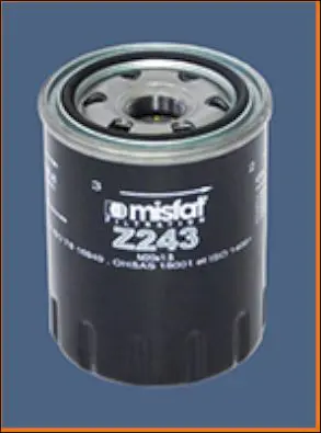  MISFAT Z243 ФИЛЬТР МАСЛЯНЫЙ
