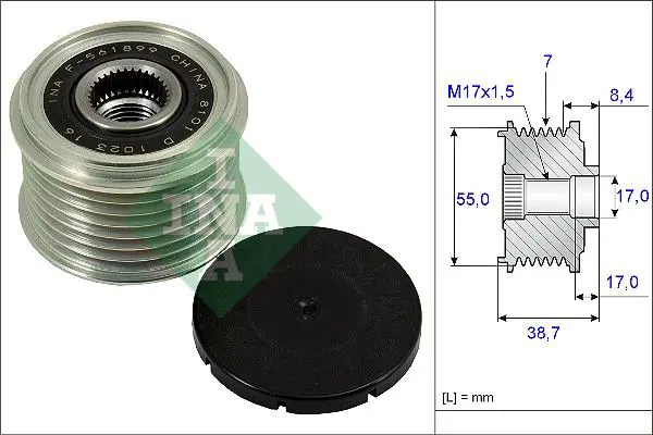 535 0239 10 Ролик приводного ремня Nissan