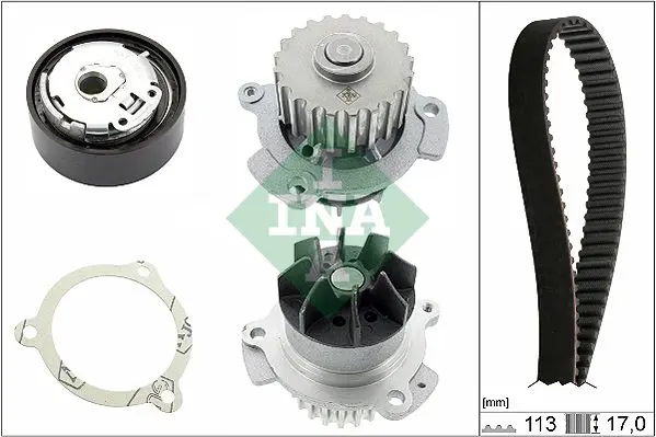 530 0663 30 Комплект ГРМ с насосом LADA
