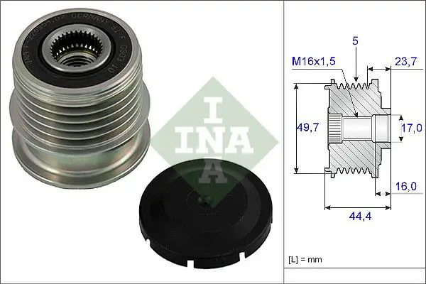 Ina 535001110 Шкив генератора MB A-class