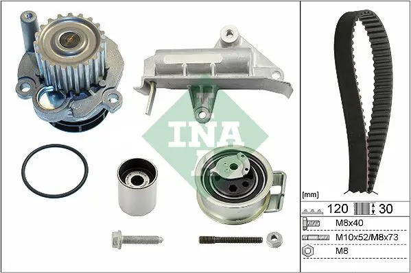INA 530017730 Комплект ремня ГРМ