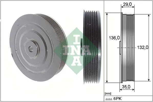 INA 544000910 Ременный шкив
