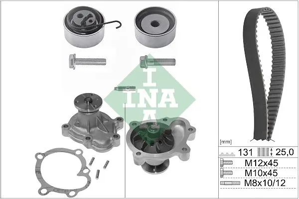 INA 530033830 Комплект ГРМ (ремень + ролик +
