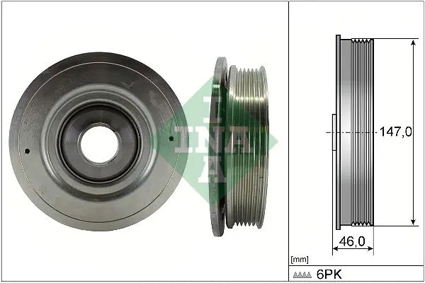 INA 544009410 Шкив коленвала NISSAN: