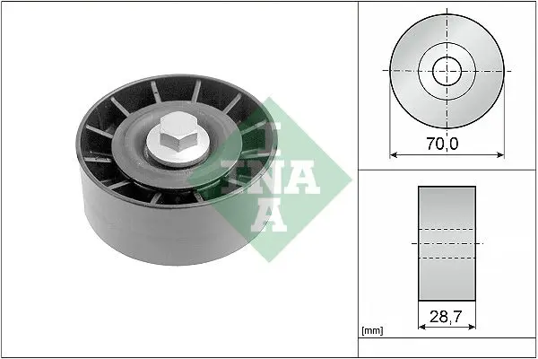 INA 532025410 Ролик приводного ремня FORD