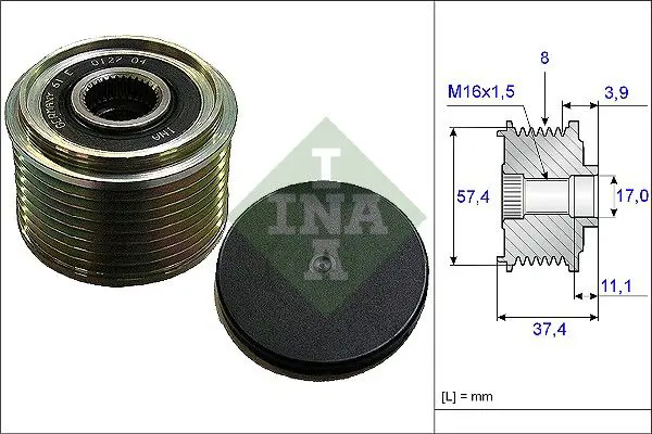 INA 535006810 Шкив генератора
