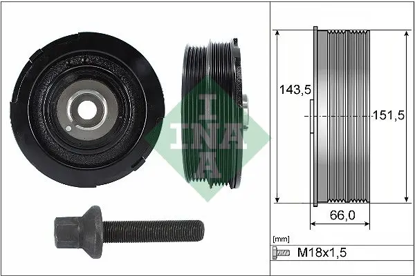 544 0069 20 Шкив ременной