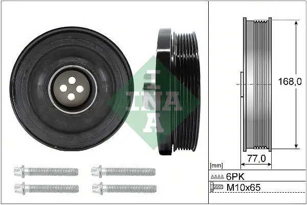 INA 544013020 Шкив коленвала bmw 2.0d