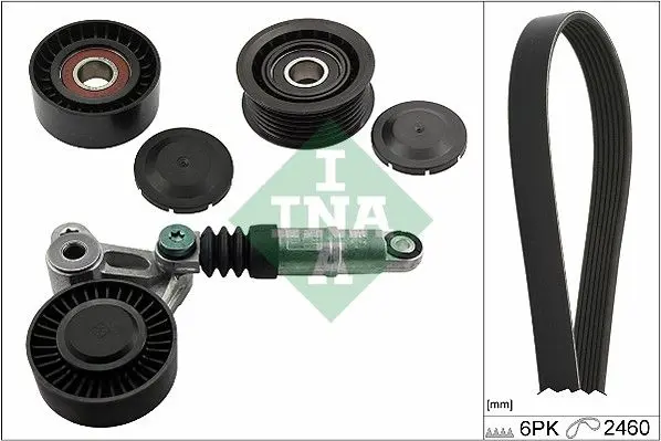 INA 529007510 Комплект поликлинового ремня
