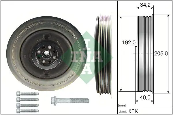 544 0504 20 Шкив коленвала