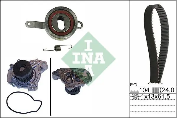 INA 530031430 РЕМКОМПЛЕКТ РЕМНЯ ГРМ +