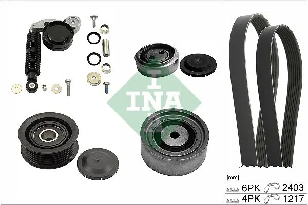 INA 529042410 Поликлиновой ременный комплект