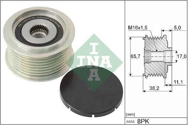 Ina 535027410 Шкив генератора