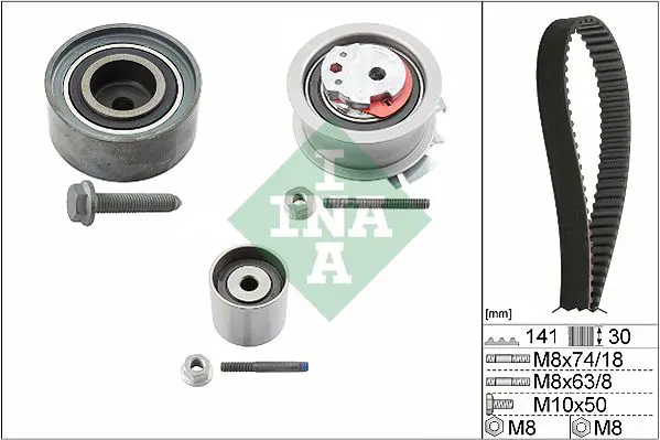 530 0405 10 Комплект ГРМ Audi. VW 2.0TDi