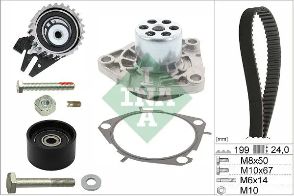 Ina 530056230 Комплект ремня ГРМ ALFA
