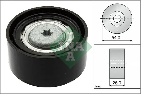 532 0672 10 Ролик обводной MERCEDES