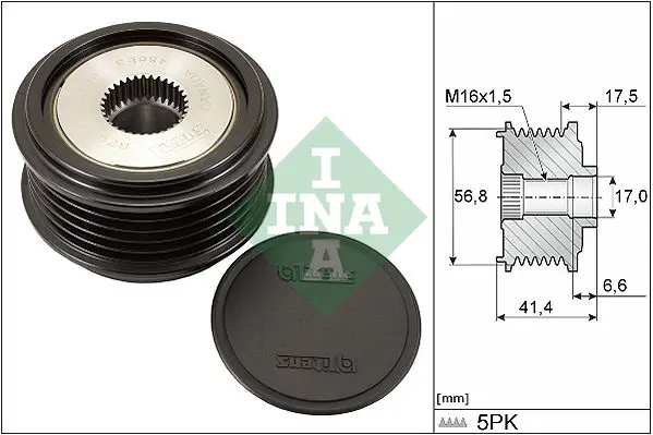 535 0071 30 Шкив генератора